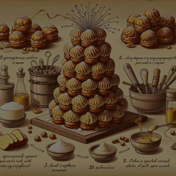 How to Prepare a Show-Stopping Croquembouche with Spun Sugar for Special Occasions?