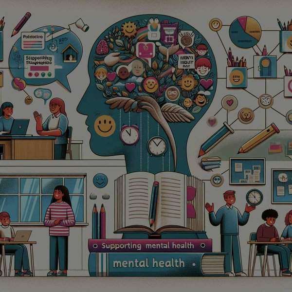 What are the best practices for supporting mental health in UK's education system?