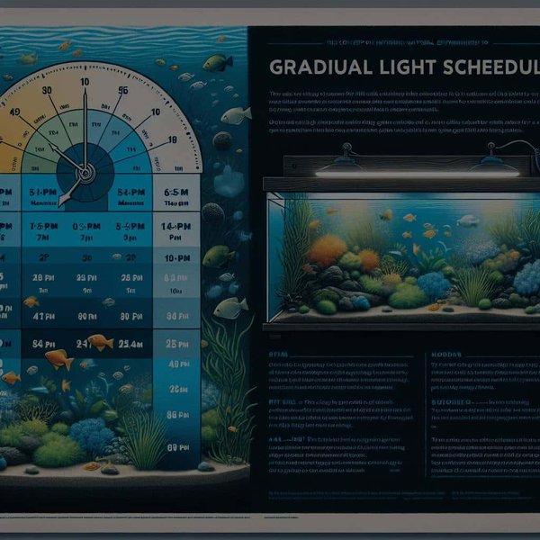 How to Implement a Gradual Light Schedule for Aquariums to Mimic Natural Environments?